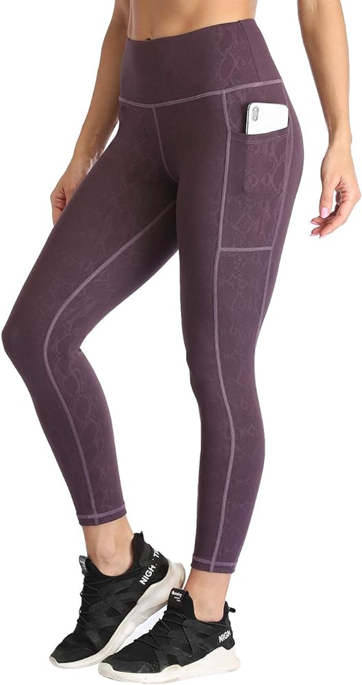 9. Yogalicious Women's Snake Print Long Sleeve Top
