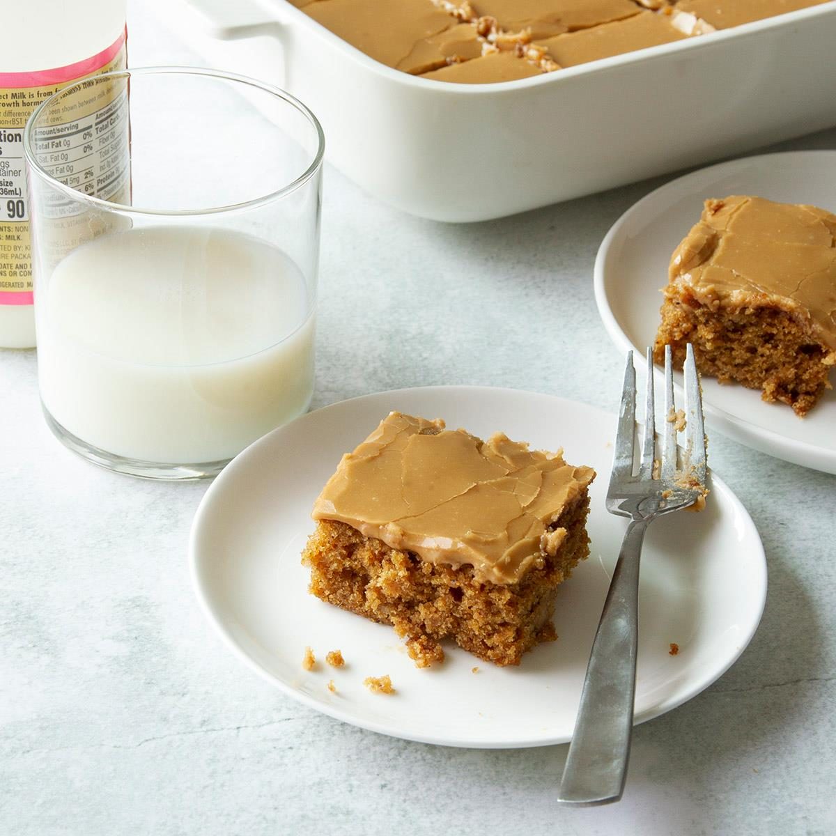Oatmeal Caramel Cake