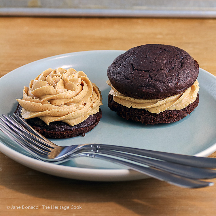 Peanut Butter Chocolate Whoopie Pies