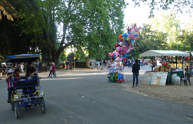 Take a stroll in Villa Borghese