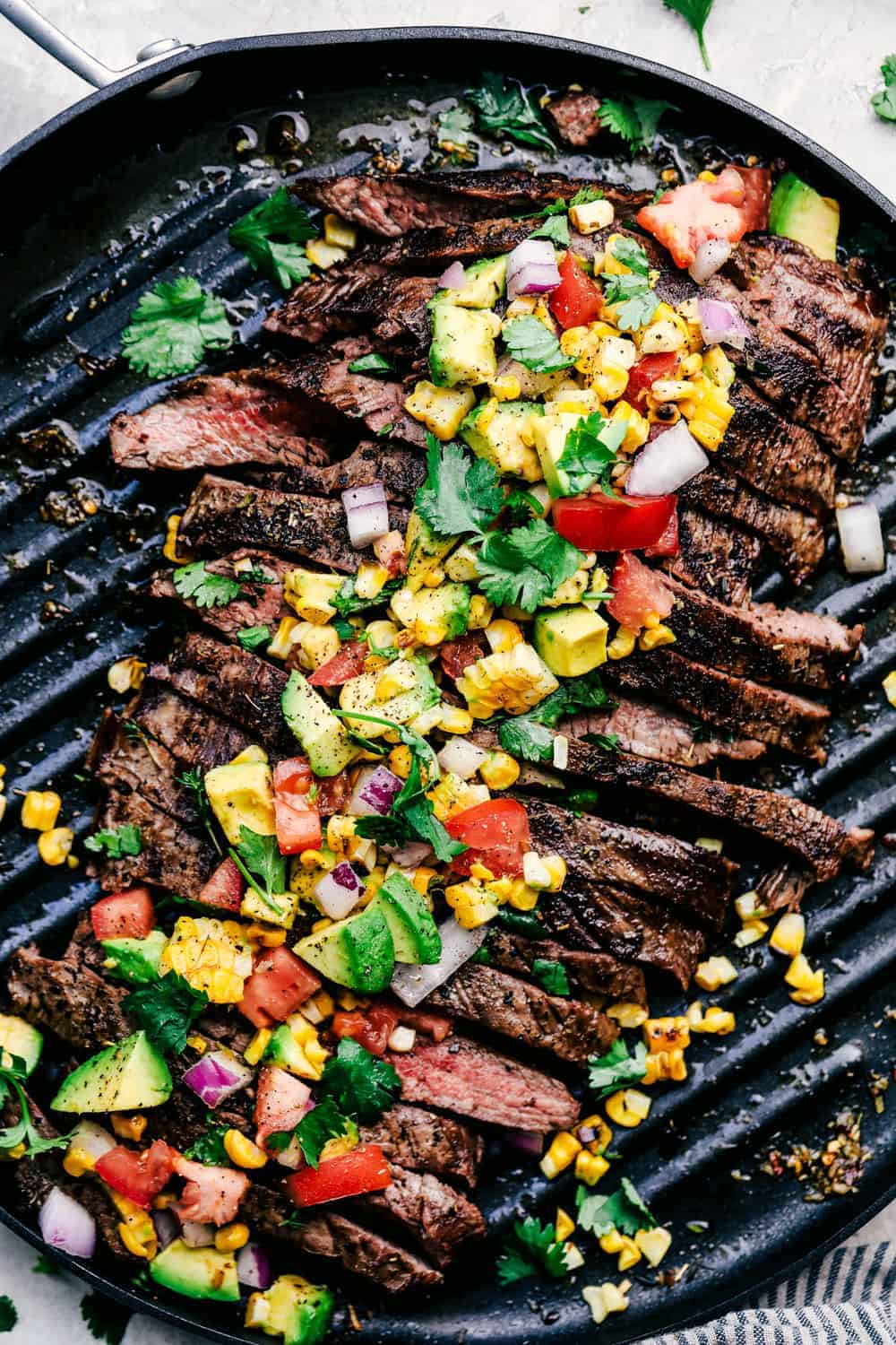 Garlic and Herb Flank Steak