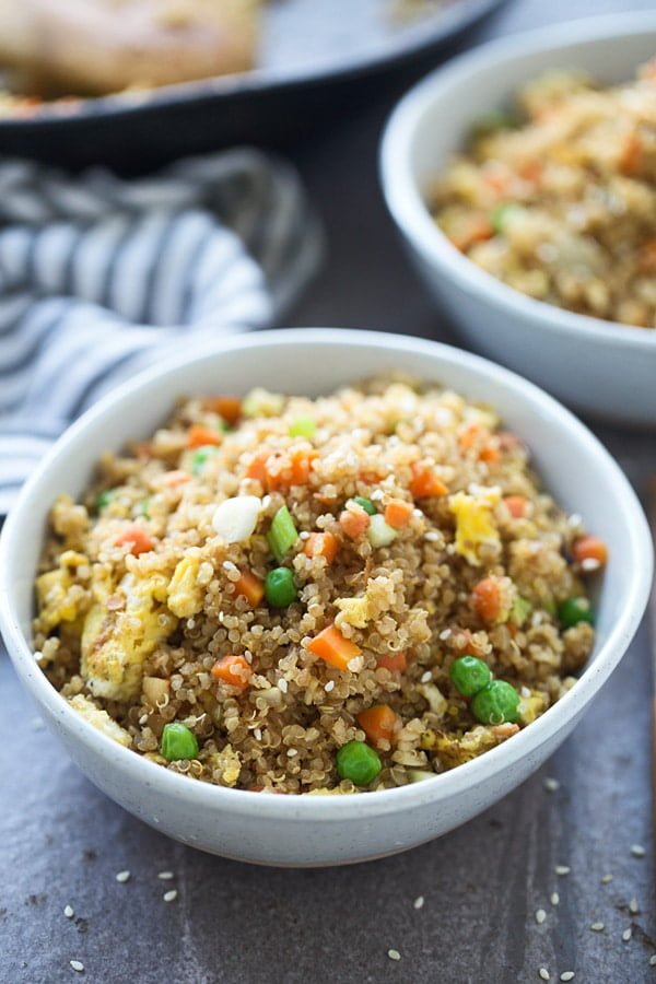 Quinoa and Chicken Stir-Fry with Thermomix