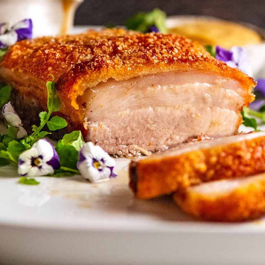 Pork Belly with Apple Sauce