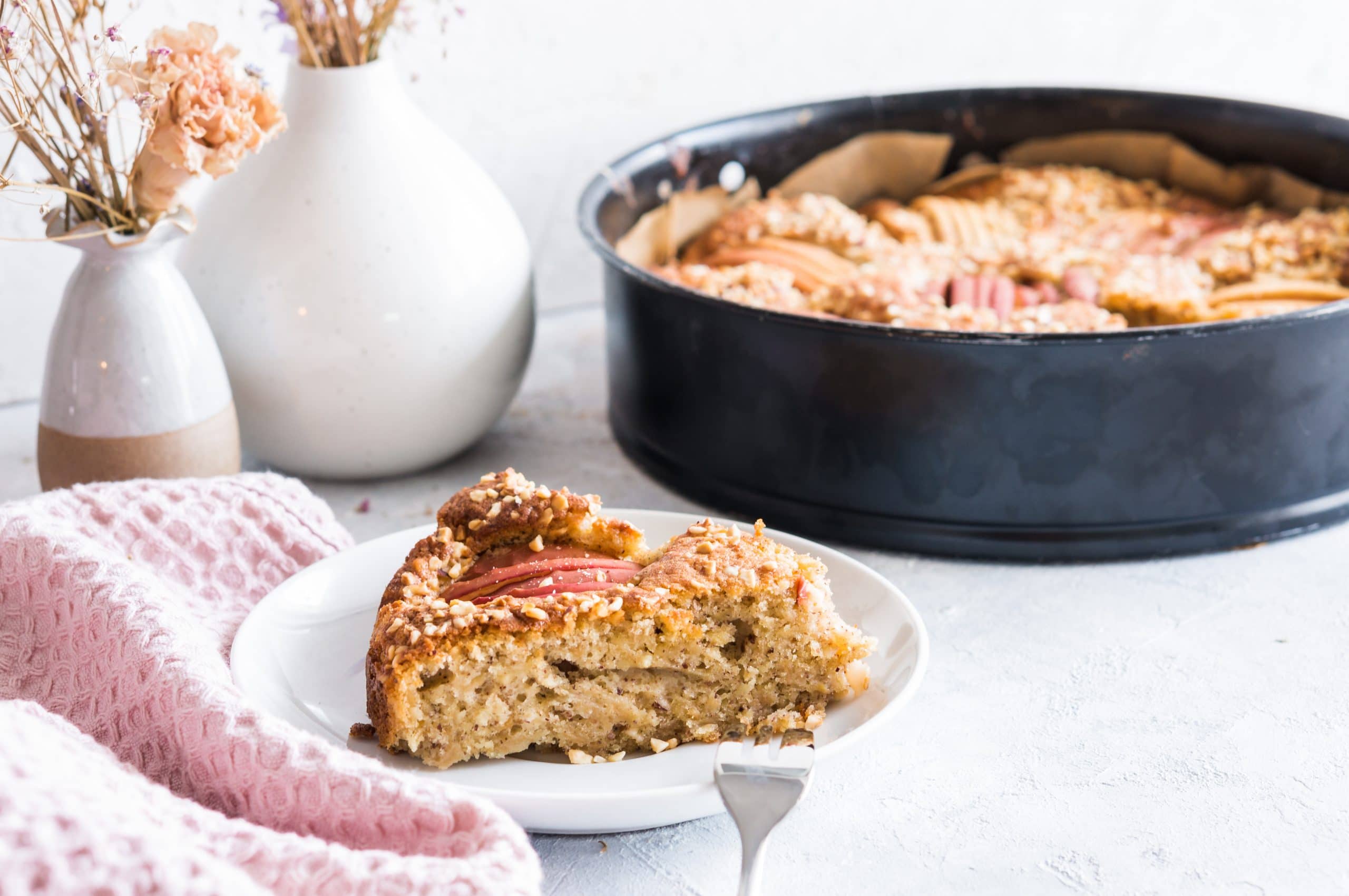 Hazelnut Apple Cake