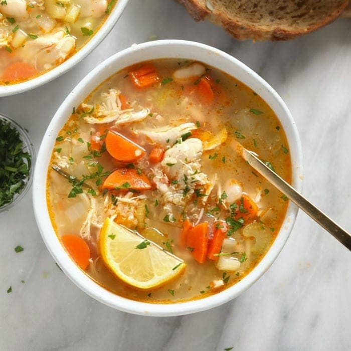 Quinoa and Chicken Soup