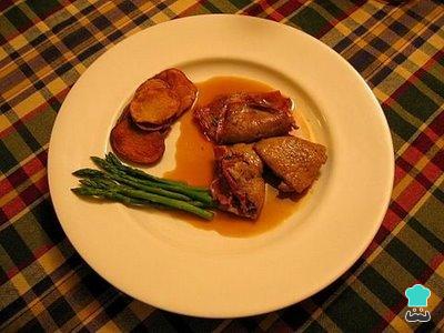 Saltimbocca con Salsa de Champiñones