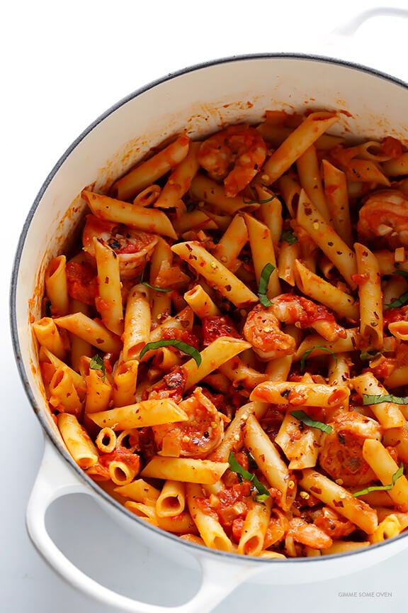 Shrimp and Tomato Penne