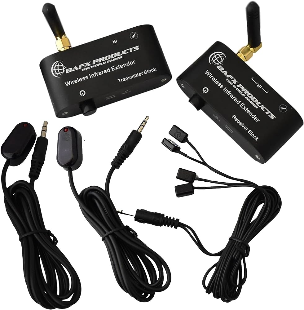 BAFX Products - RF Wireless IR Repeater Kit/Infrared Remote Control Extender Kit