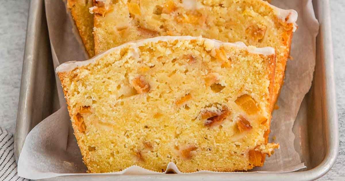 Peach Cobbler Pound Cake