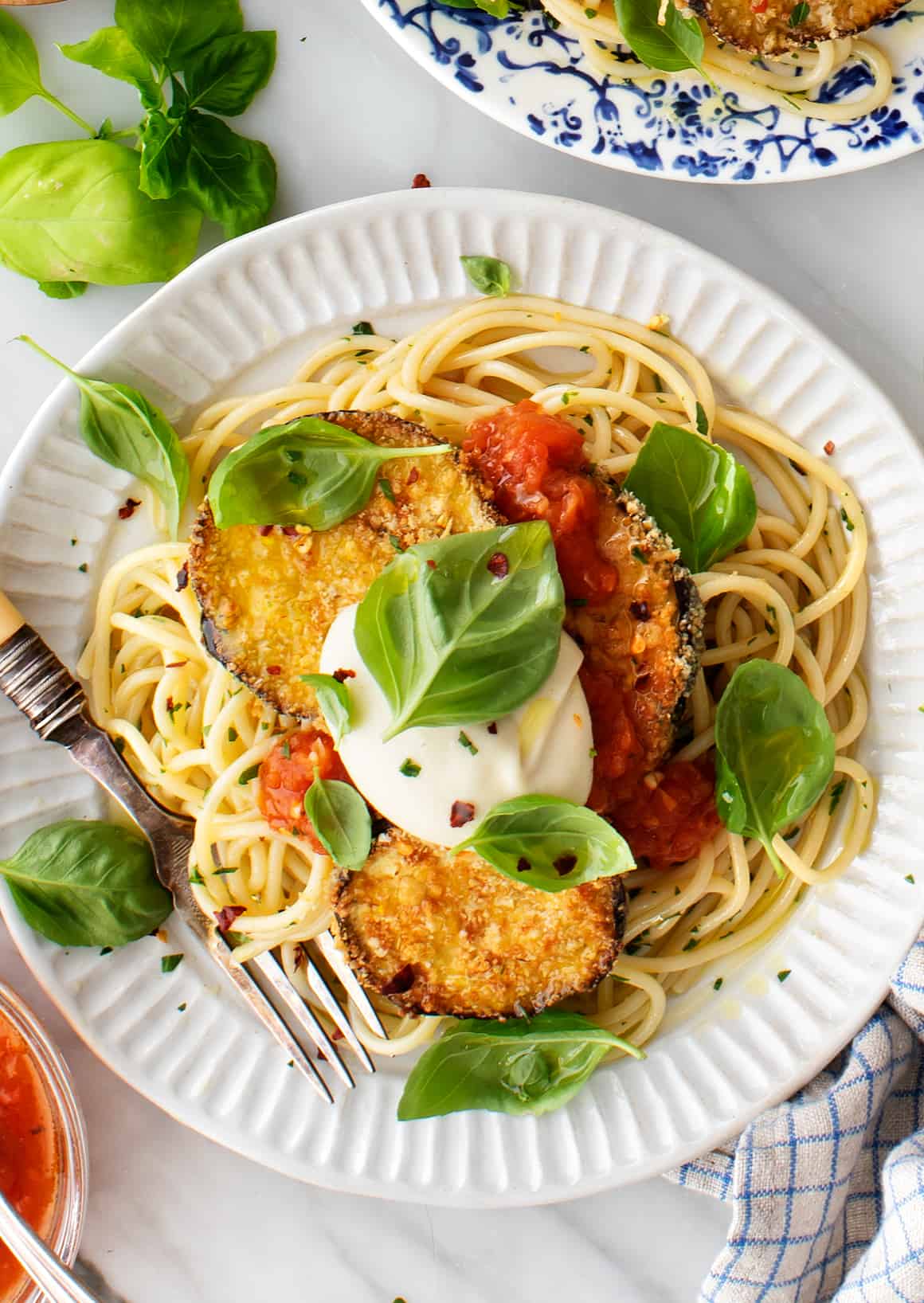 Air Fryer Eggplant Parmesan