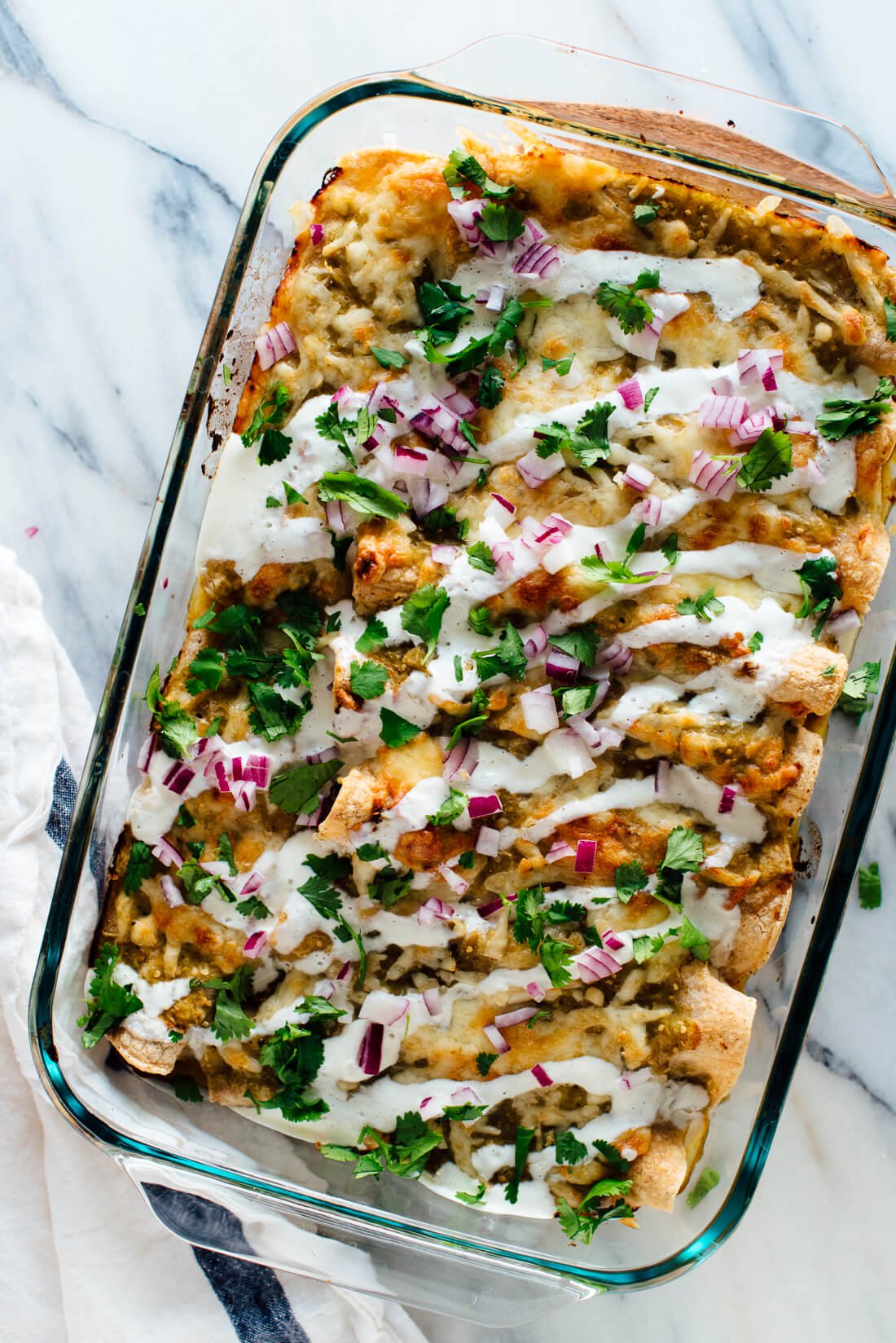 Sweet Potato and Black Bean Enchiladas
