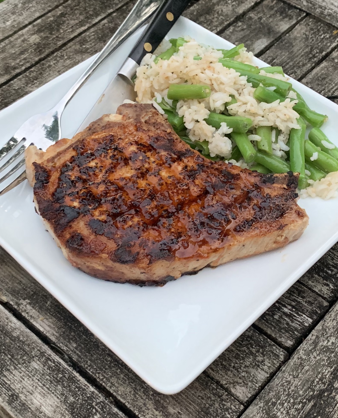 Key Lime Pie Pork Chops