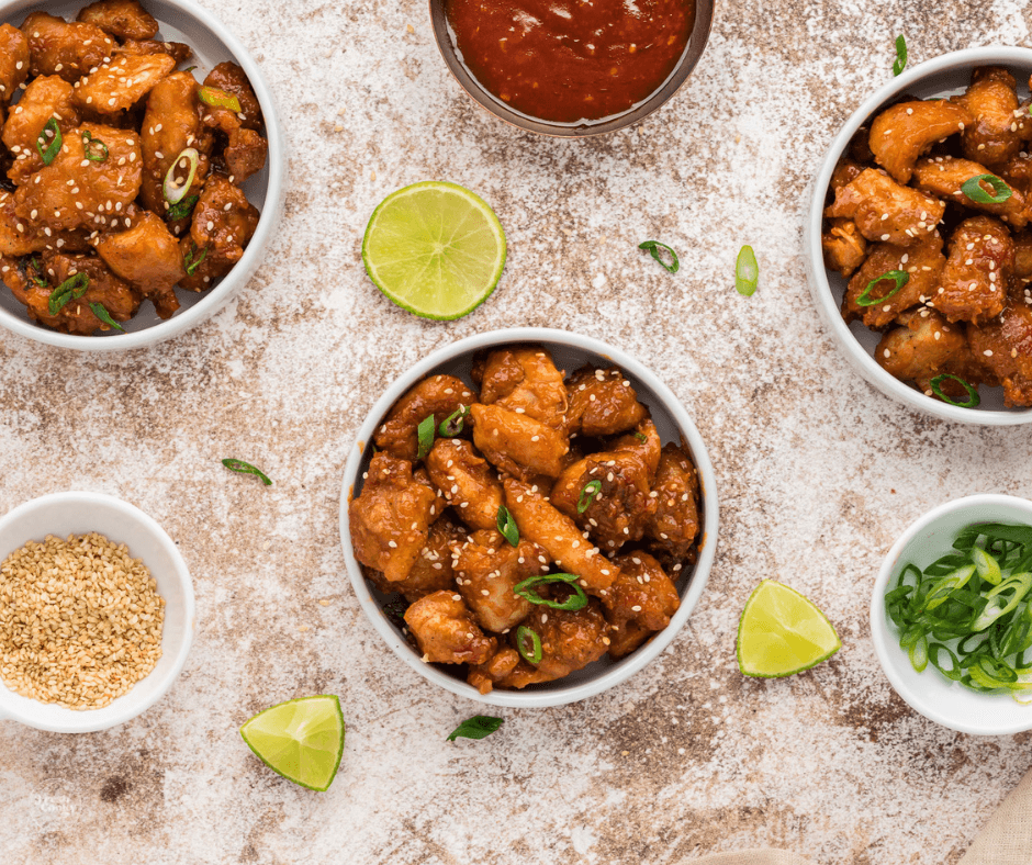 Spicy Korean Air Fryer Chicken Bites