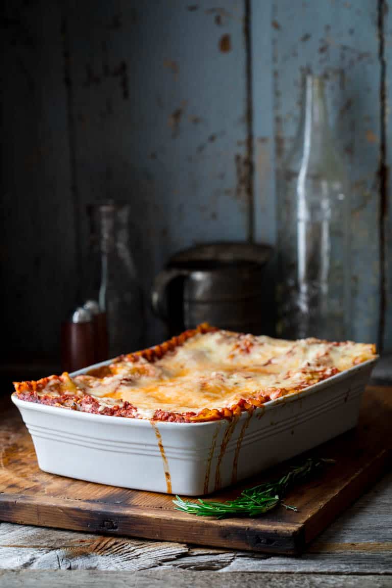 Caramelized Onion and Goat Cheese Veggie Lasagna