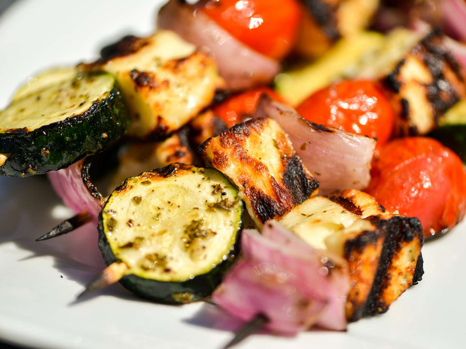 Greek Halloumi Skewers