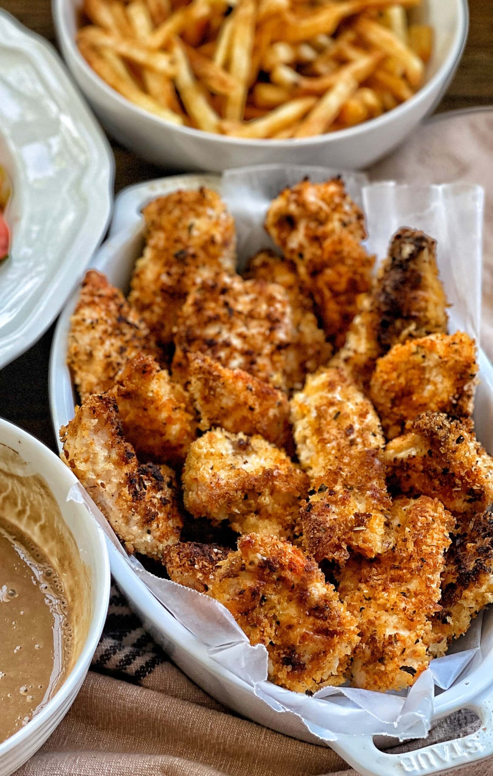 Herb and Panko Crusted Air Fryer Fried Chicken