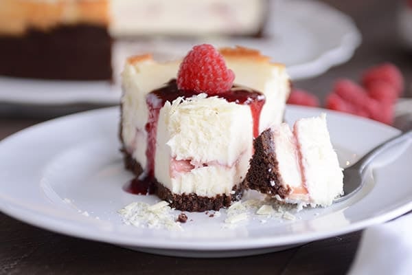 Chocolate Raspberry Cheesecake