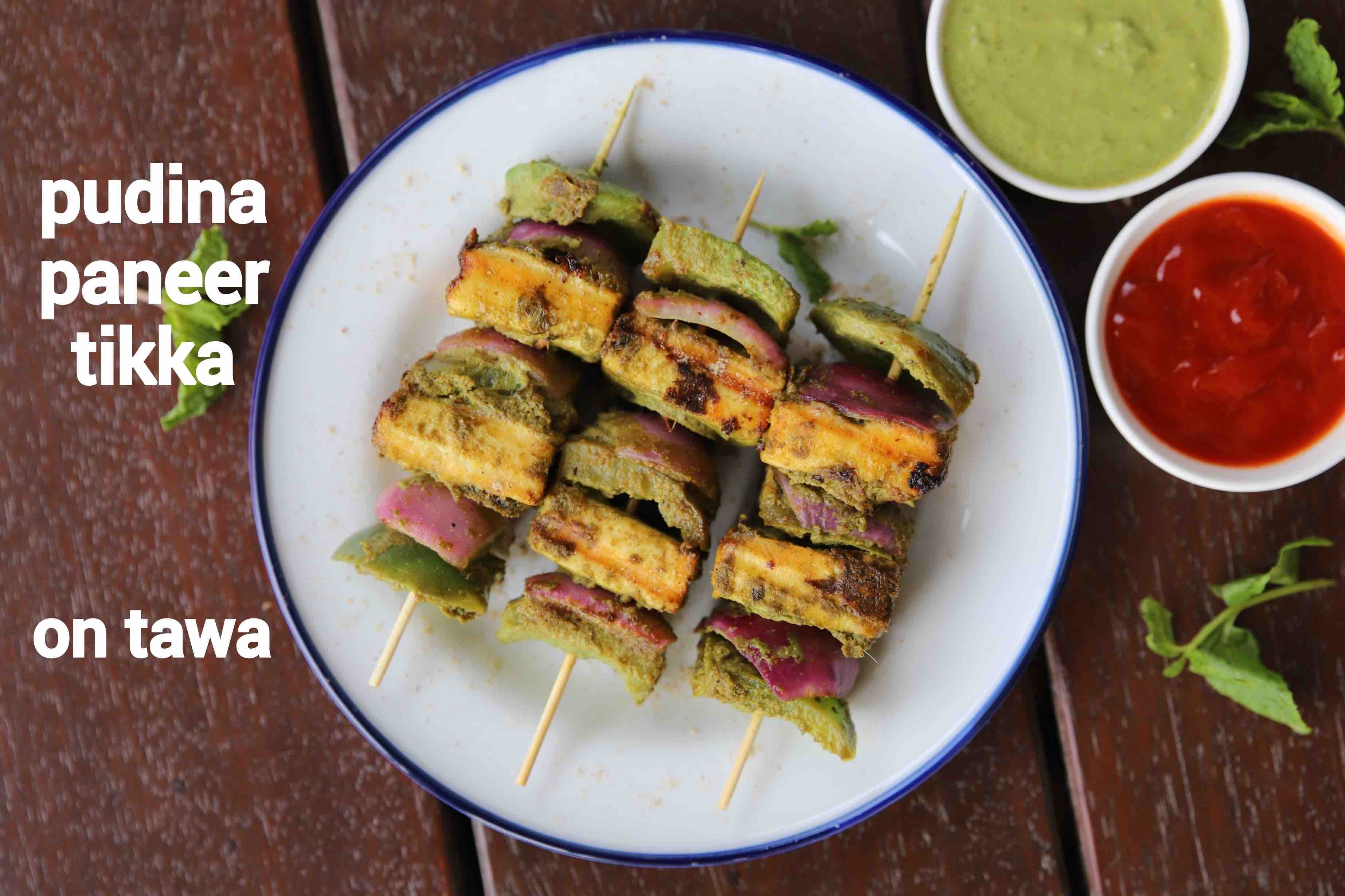Mint-Coriander Paneer Tikka