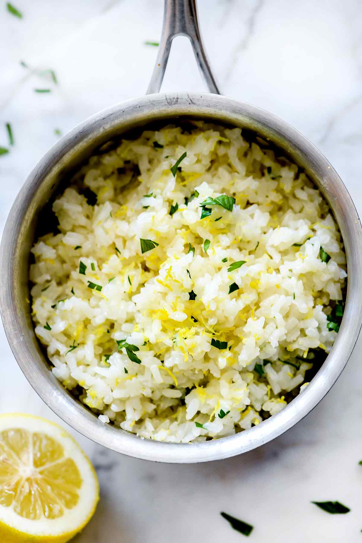 7. Lemon Rice Stuffed Peppers
