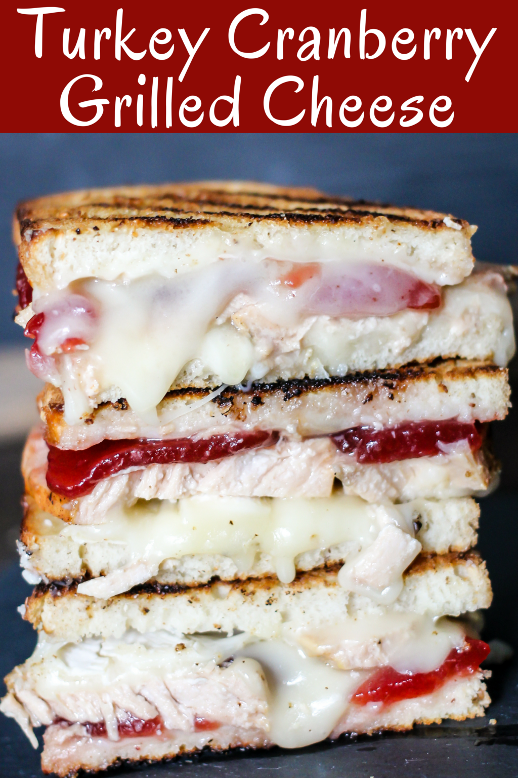 Turkey and Cranberry Grilled Cheese