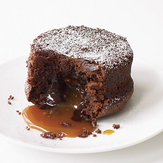 Salted Caramel Chocolate Lava Cake
