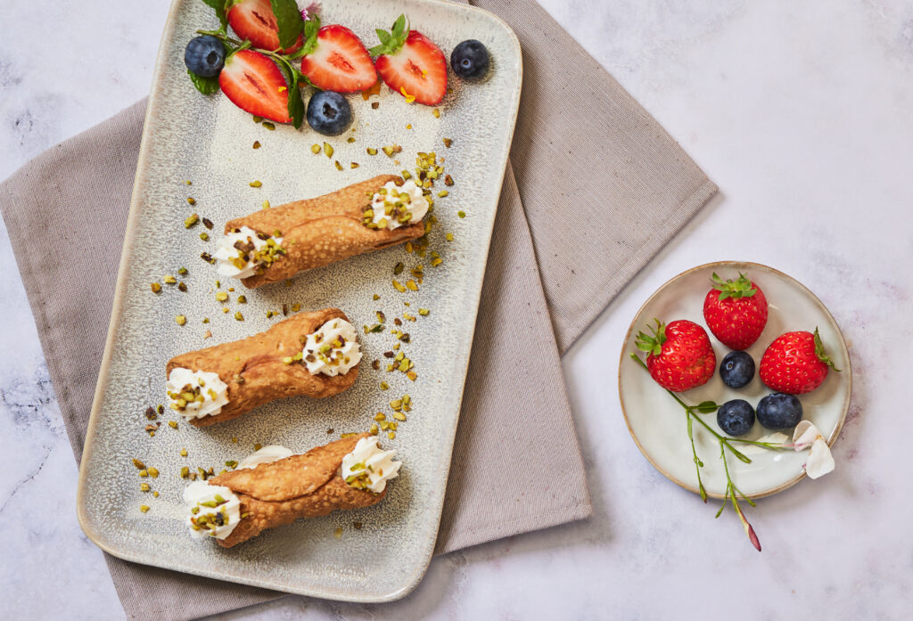 Cannoli Siciliano de Fresa