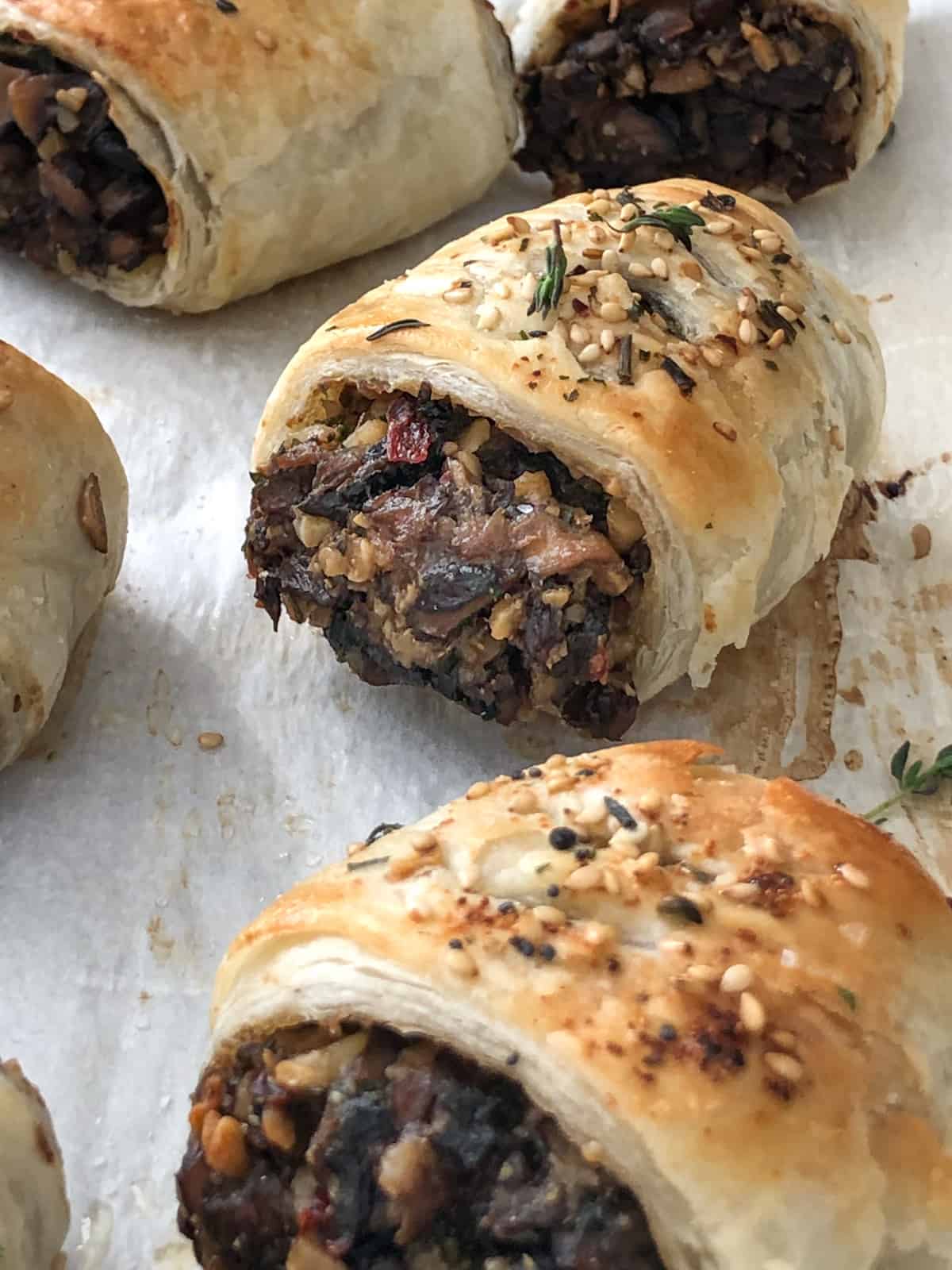 Mushroom and Caramelized Onion Roll
