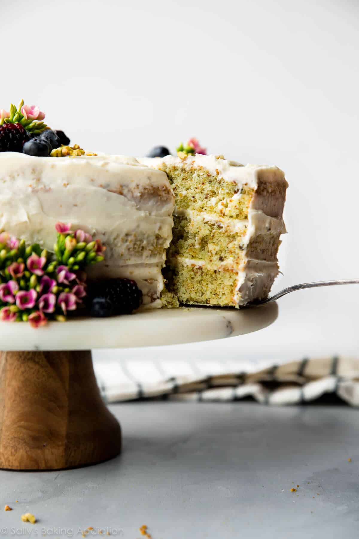 Pistachio Layer Cake
