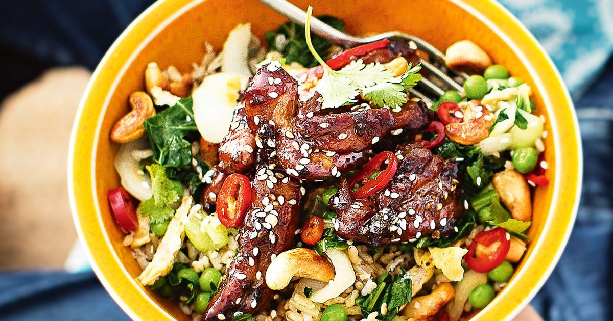 Chilli Chicken and Brown Rice Bowl