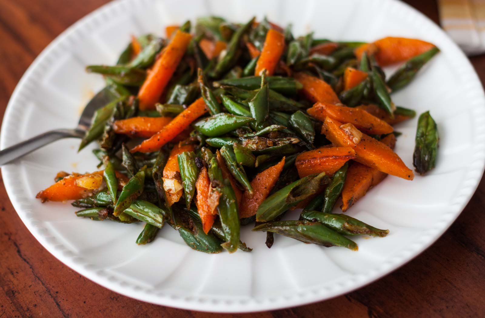 Green Bean and Carrot Stir-Fry