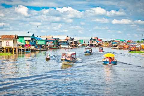 Relax by the Tonle Sap Lake