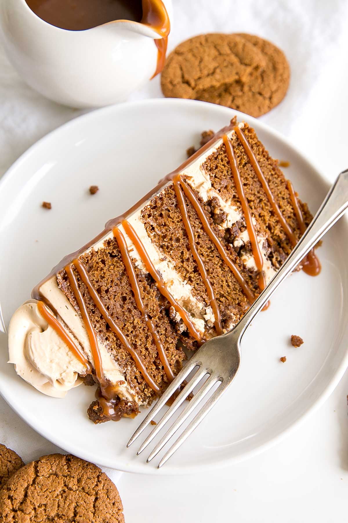 Caramel Gingerbread Cake