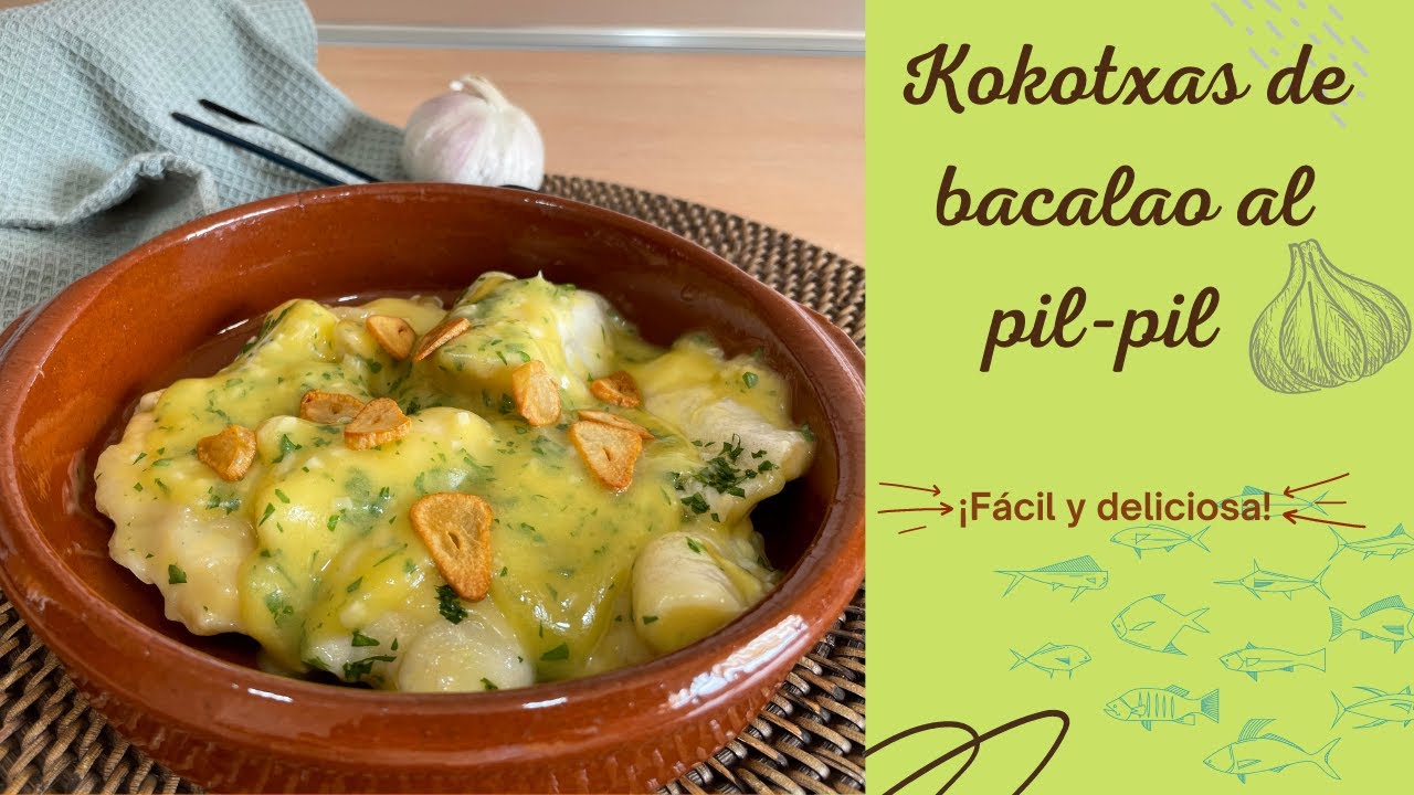 Receta de Kokotxas de bacalao al pil-pil - Canal de Youtube 4