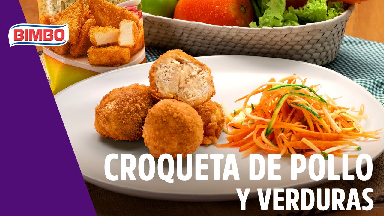 Receta de Croquetas de pollo con verduras