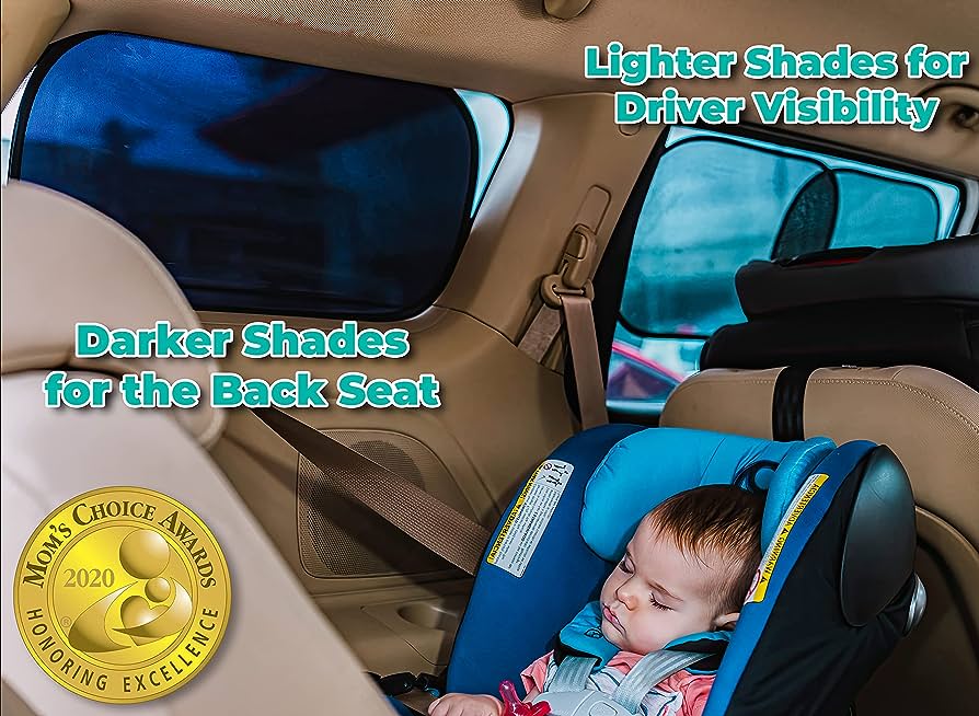 6. Kinder Fluff Car Window Sunshades
