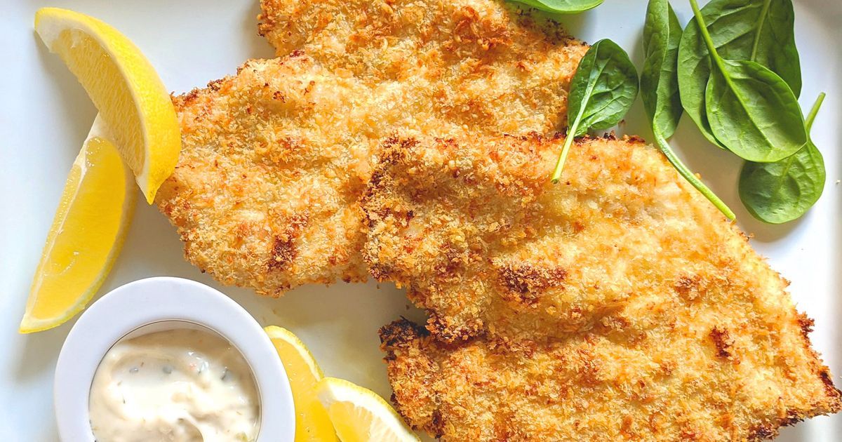 Air Fryer Chicken Schnitzel