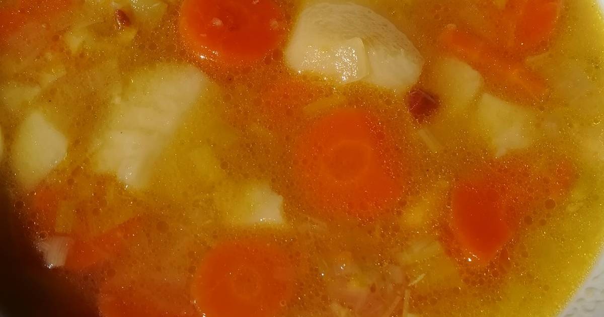 Receta de Porrusalda con jamón