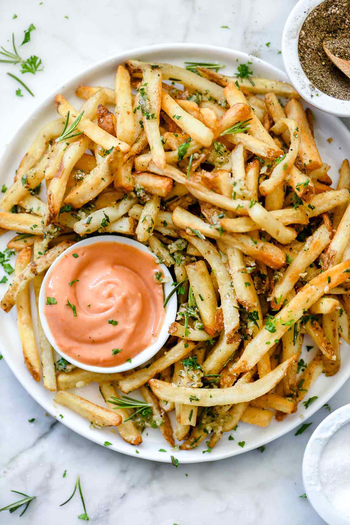 Rosemary Garlic Air Fryer French Fries