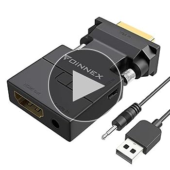 FOINNEX HDMI to VGA Adapter with Audio
