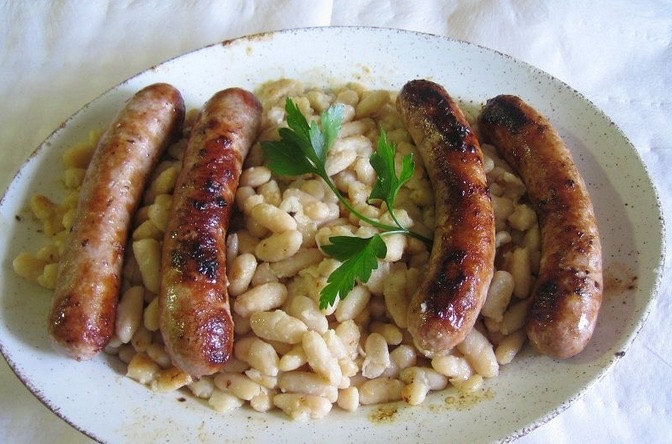 Butifarra con “mongetes”