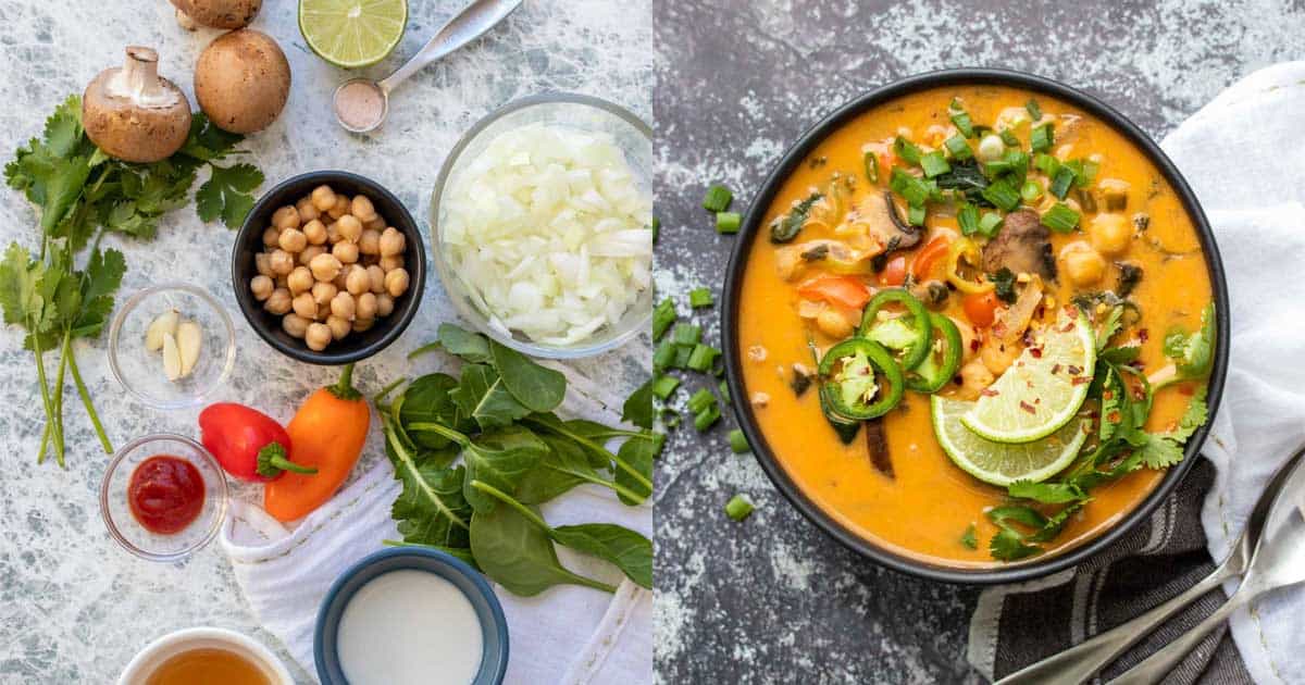 8. Thai Coconut Curry Vegetable Stew