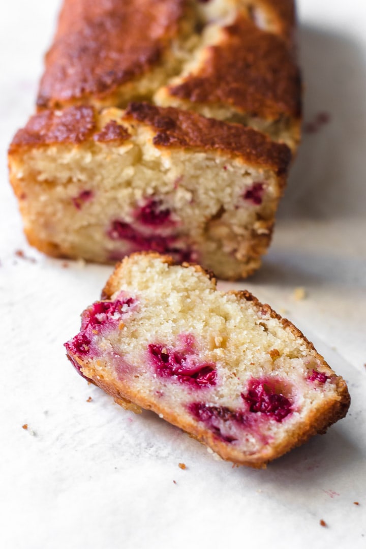 Low Fat White Chocolate Raspberry Cake