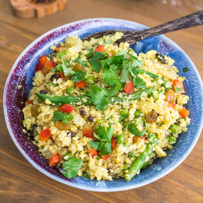 Cauliflower Vegetable Biryani