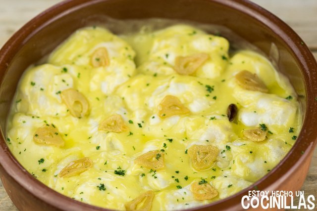 Receta de Kokotxas de bacalao al pil-pil por Cocina para Todos