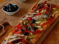 Coca de recapte vegetariana
