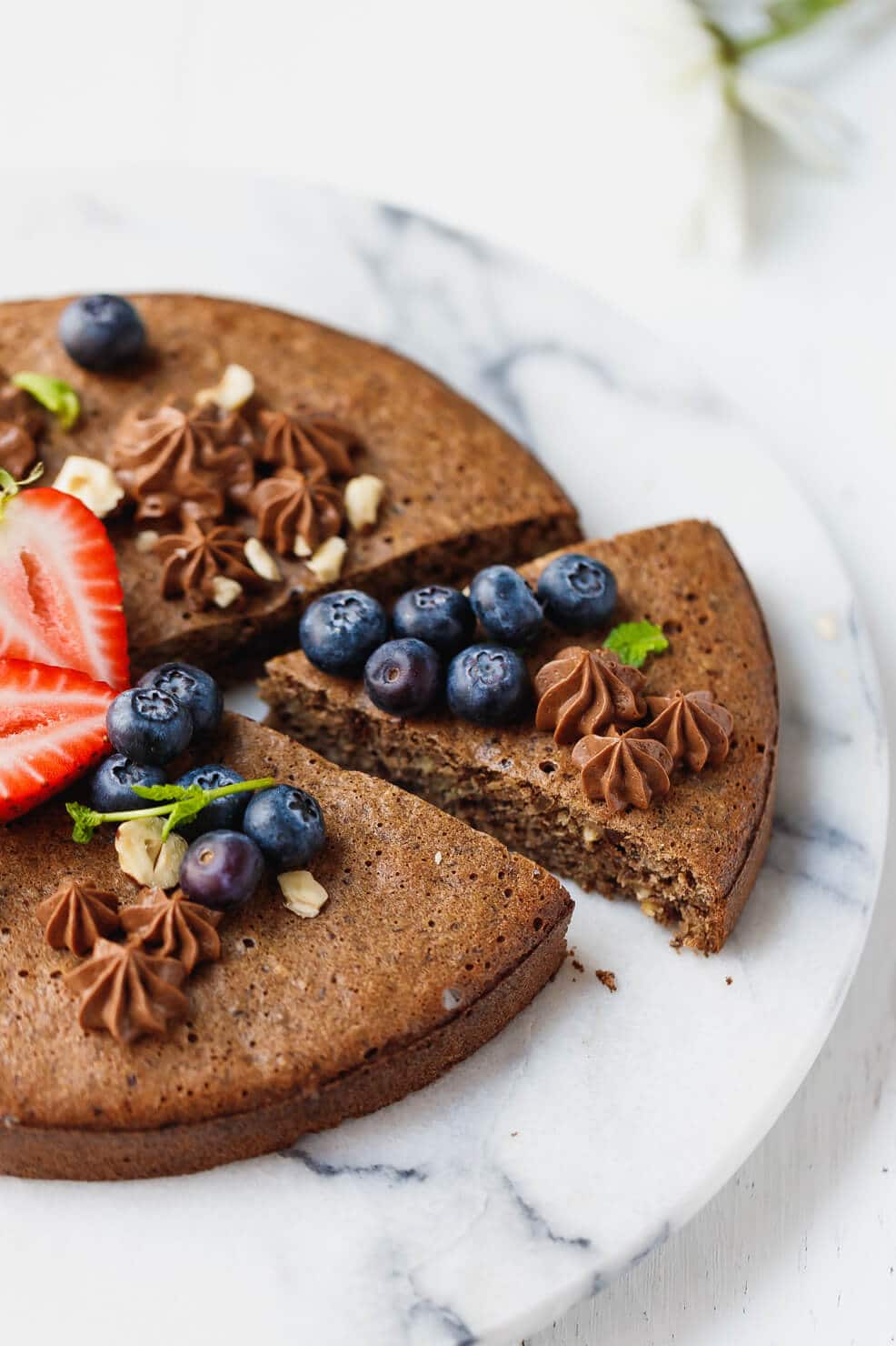 Low-Carb Hazelnut Cake with Stevia