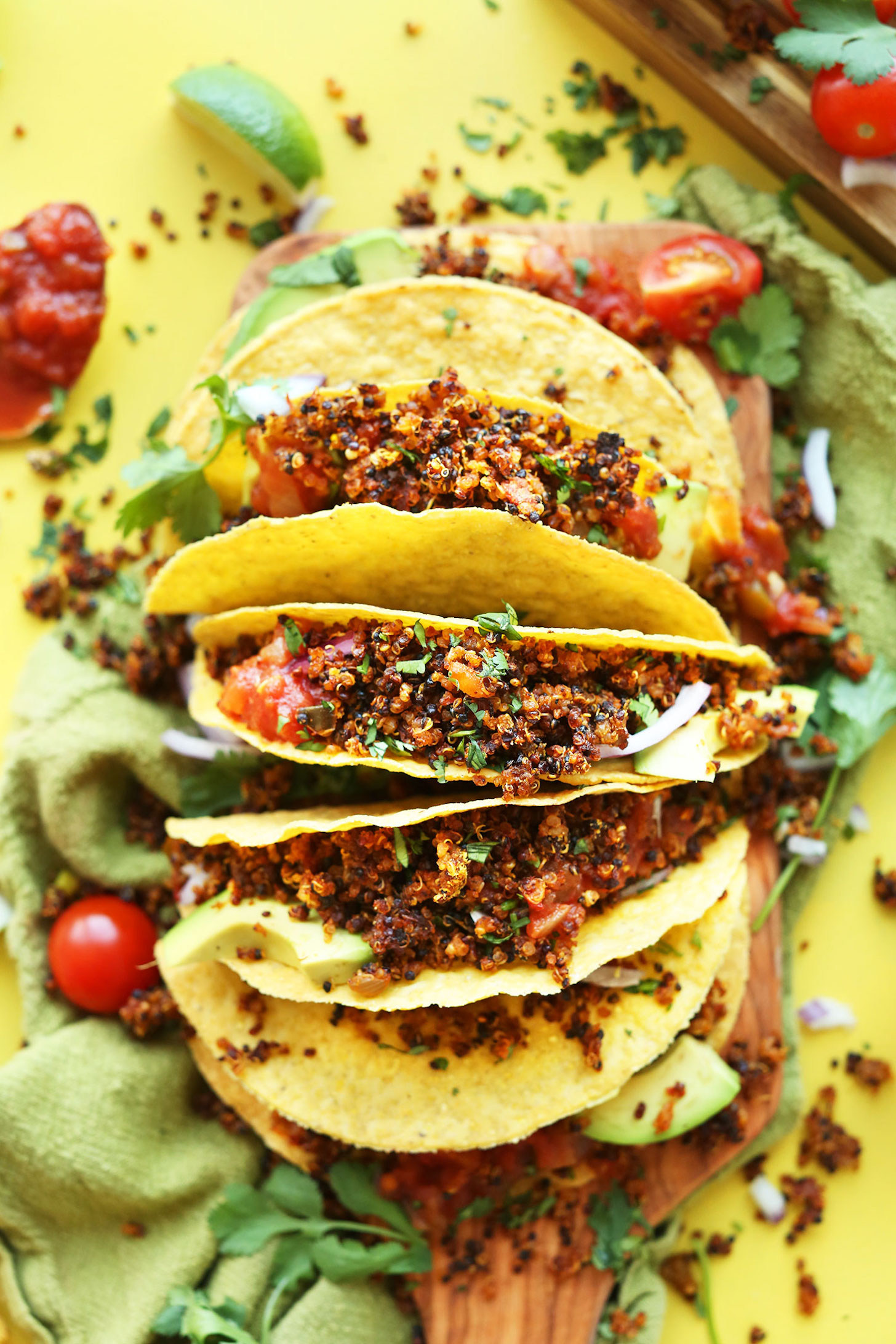 Quinoa and Roasted Vegetable Tacos