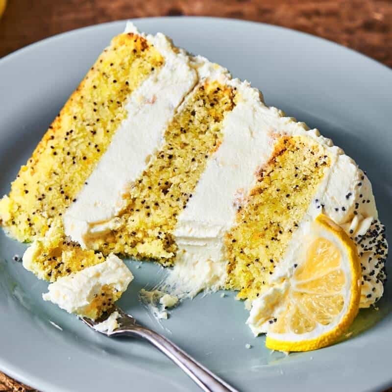 Dairy-Free Lemon Poppy Seed Cake