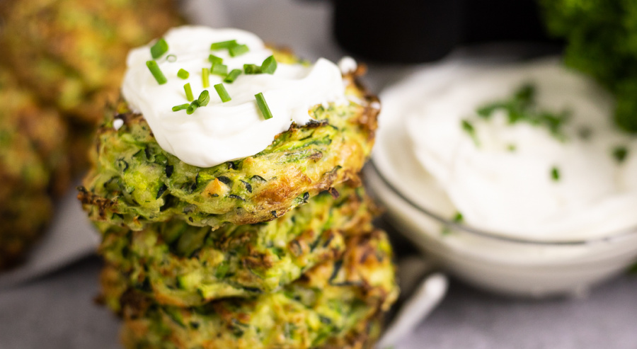 Air Fryer Zucchini Fritters