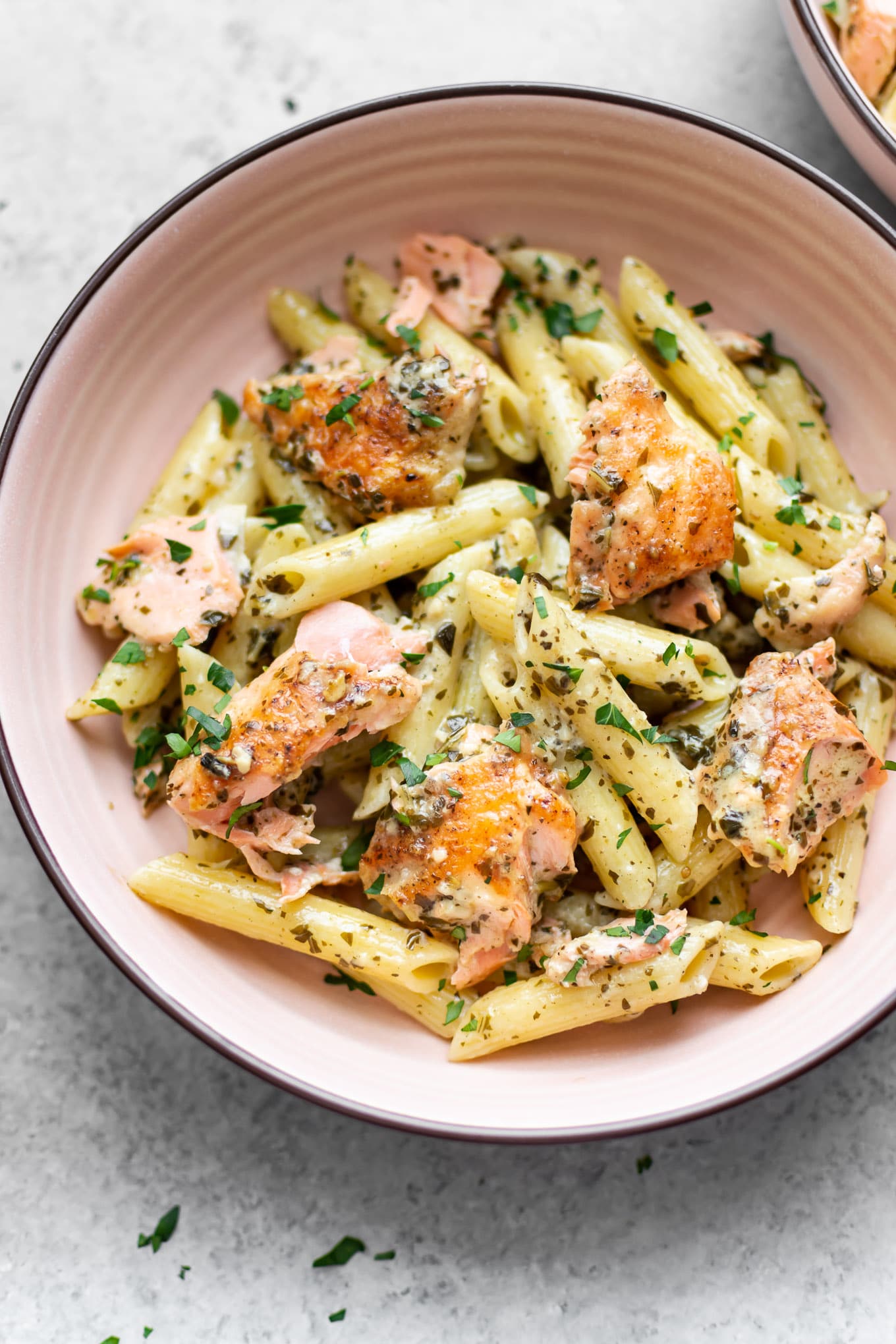 Salmón con Pesto Genovese